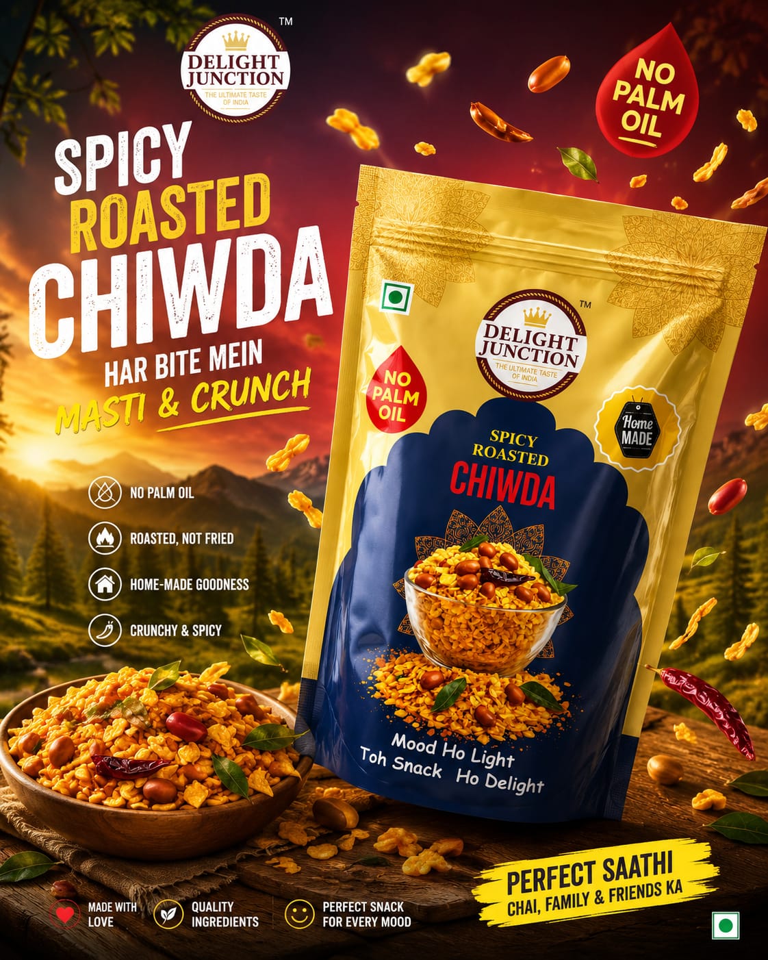 Spicy Roasted Chiwda